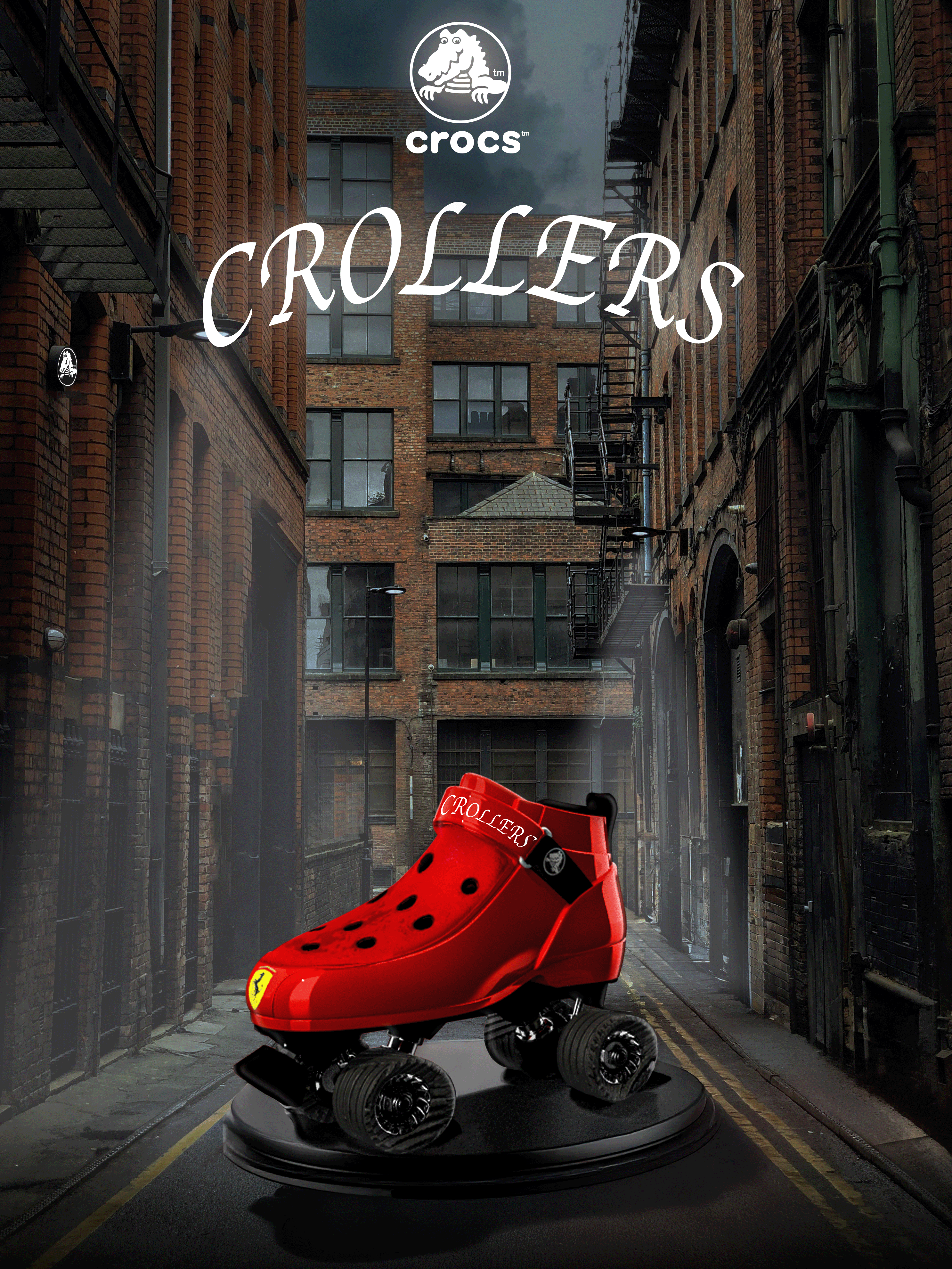 Affiche Crocs x Ferrari